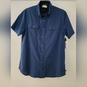 Union Bay TechMen's Blue Short Sleeve Shirt